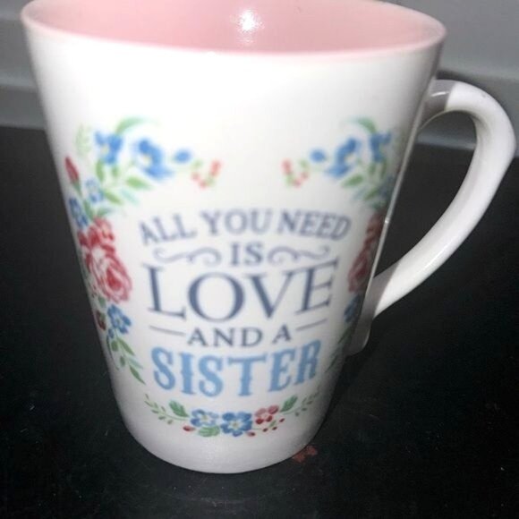 Special Sister Stoneware Mug By History & Heraldry - Floral Design Dishwasher Sa - Picture 3 of 7